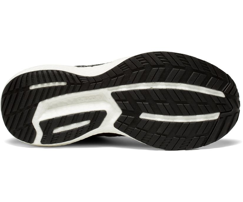 Saucony Triumph 19 Pohodni Čevlji Ženske Črne Bele | 931-20851