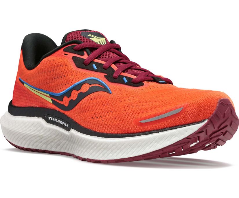 Saucony Triumph 19 Tekaški Čevlji Moški Rdeče | 119-14229