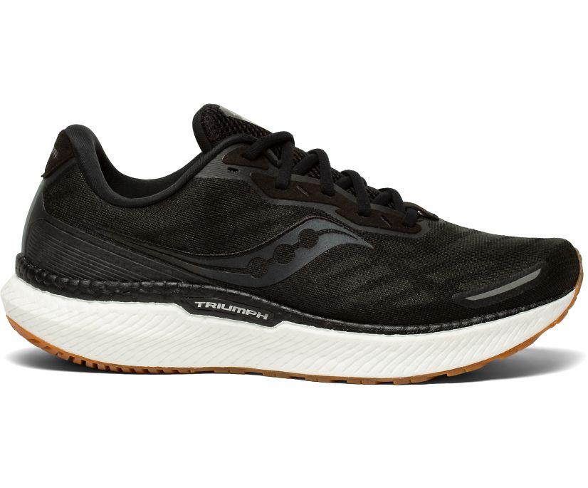 Saucony Triumph 19 Tekaški Čevlji Moški Črne | 514-60589