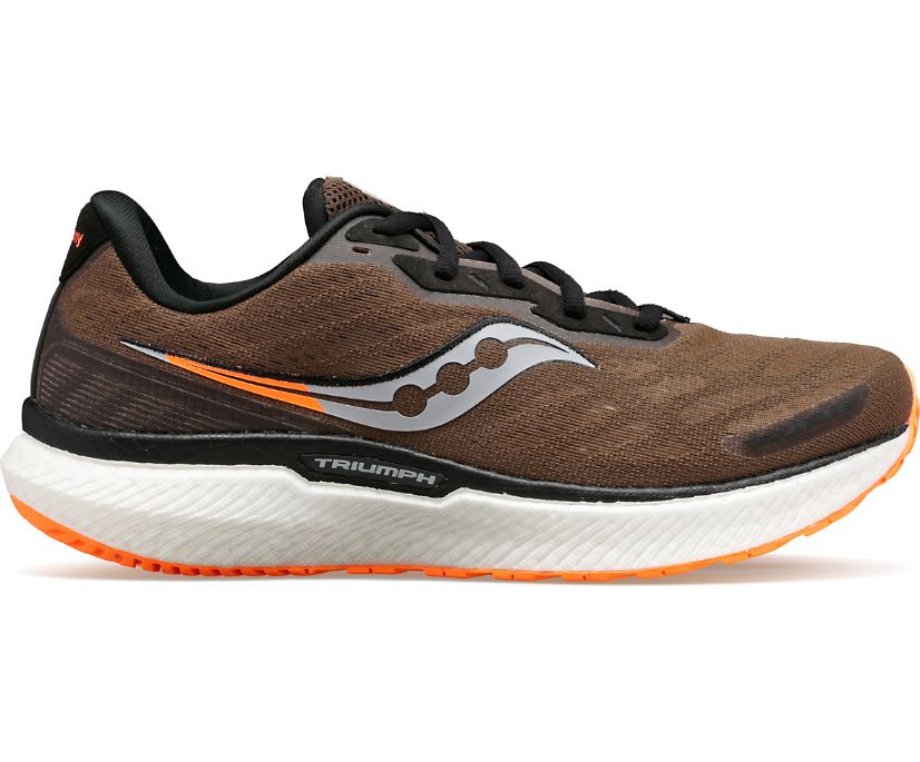 Saucony Triumph 19 Tekaški Čevlji Moški Olivno Zelene | 773-51890