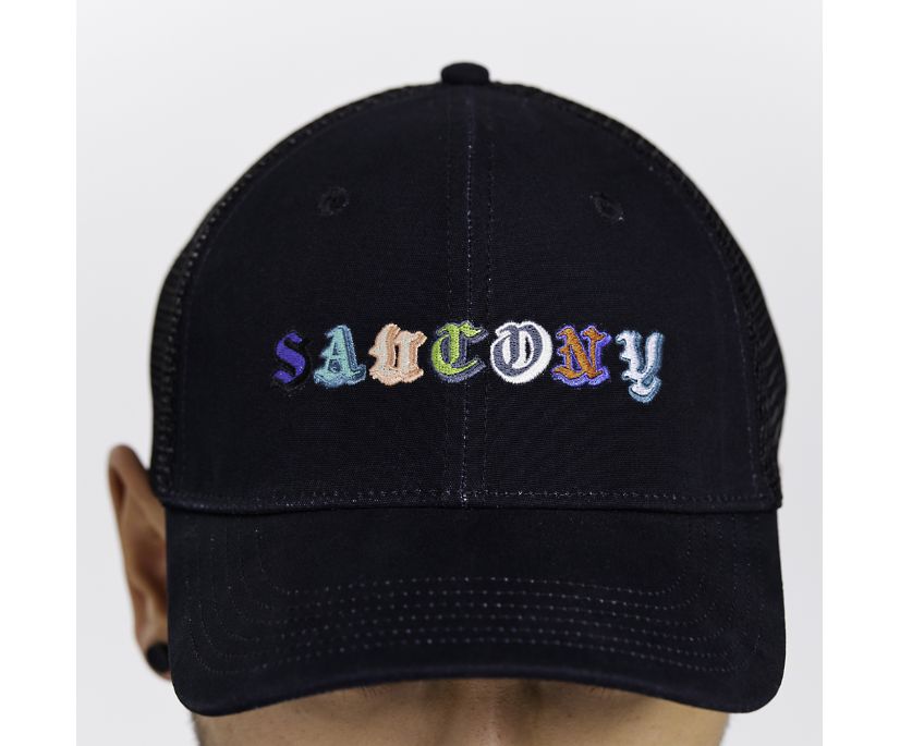 Saucony Trucker Klobuki Ženske Črne | 366-19733