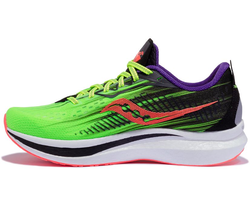 Saucony VIZIPRO Endorphin Speed 2 Tekaški Čevlji Ženske Zelene Oranžne Črne | 337-81422