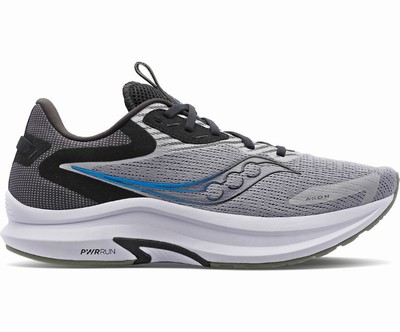 Saucony Axon 2 Tekaški Čevlji Moški Sive Črne | 536-59246