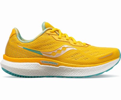 Saucony Bottomless Love Triumph 19 Pohodni Čevlji Ženske Rumene | 791-18341