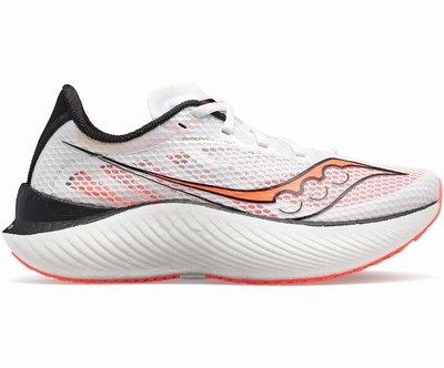 Saucony Endorphin Pro 3 Tekaški Čevlji Ženske Bele Črne | 139-88824