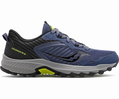 Saucony Excursion TR15 Tekaški Čevlji Moški Modre Črne | 296-63929