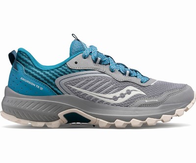 Saucony Excursion TR15 Tekaški Čevlji Ženske Sive Modre | 986-33746