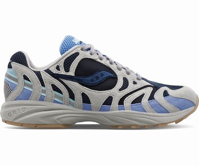 Saucony Grid Azura 2000 Originalni Čevlji Ženske Sive Temno Modre | 931-88714