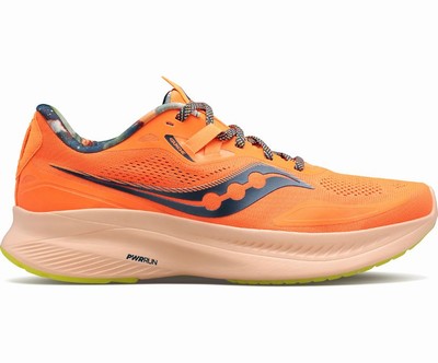 Saucony Guide 15 Pohodni Čevlji Moški Oranžne | 812-92471