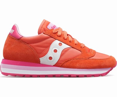 Saucony Jazz Triple Originalni Čevlji Ženske Koralne | 811-10082