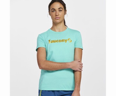 Saucony Rested Majice Ženske Mete | 248-55986