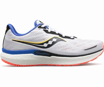 Saucony Triumph 19 Pohodni Čevlji Moški Bele | 402-72265