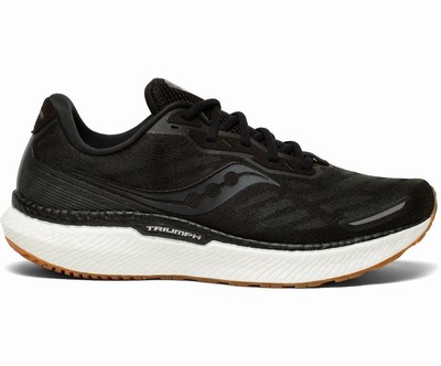 Saucony Triumph 19 Pohodni Čevlji Moški Črne | 782-55898