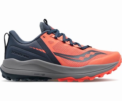 Saucony Xodus Ultra Pohodni Čevlji Ženske Oranžne Sive | 947-90573